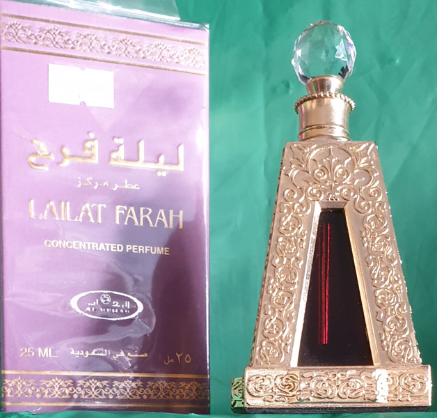Lailat Farah Perfume Oil 25ml by Crown Perfumes
