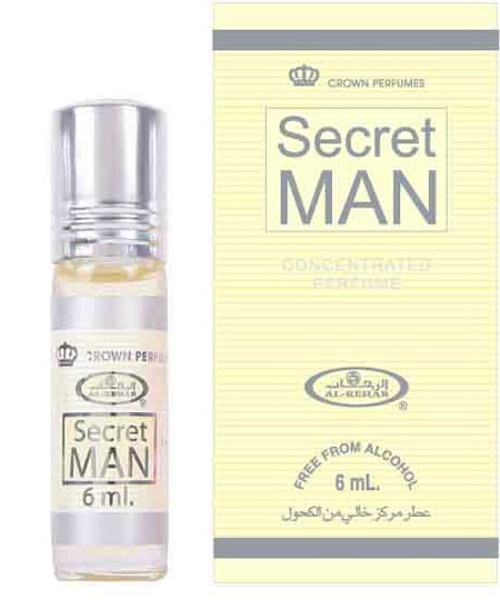 Secret Man Roll-on Perfume Oil 6ml by Al Rehab