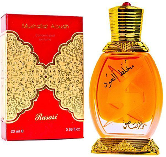 Mukhallat Al Oudh Perfume Oil 20ml by Rasasi Perfumes